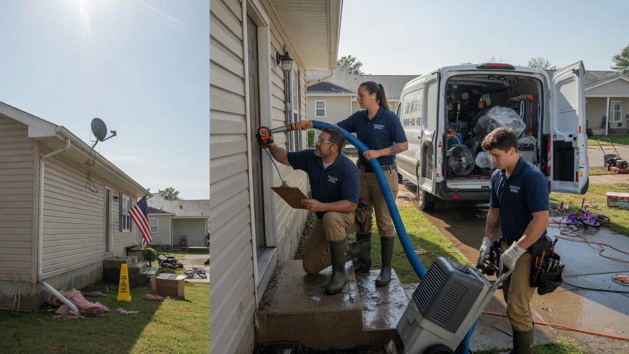 Ceiling Water Damage Restoration in Harrisonville, NJ near me